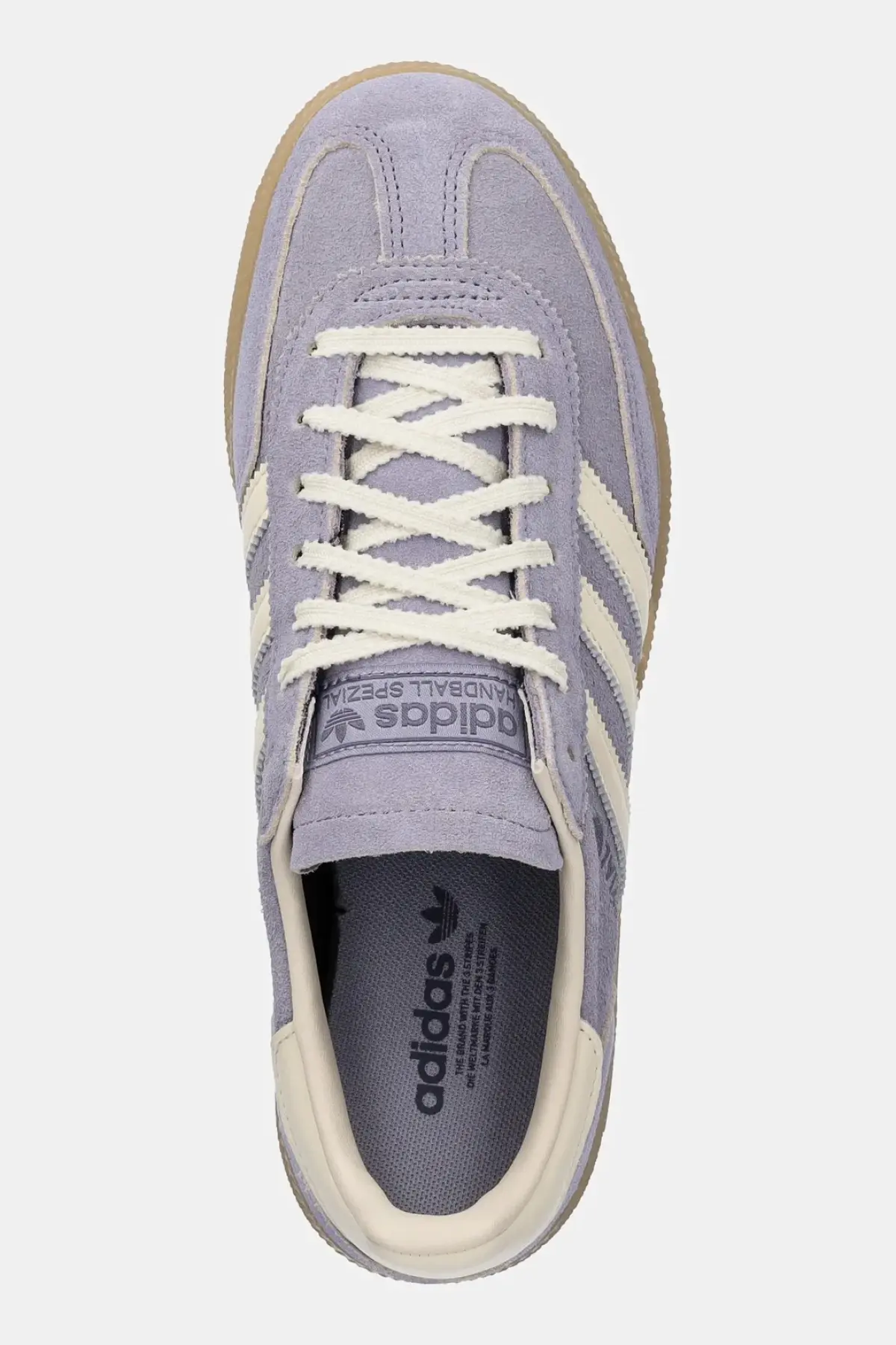 Кожаные кроссовки adidas Originals Handball Spezial W цвет фиолетовый