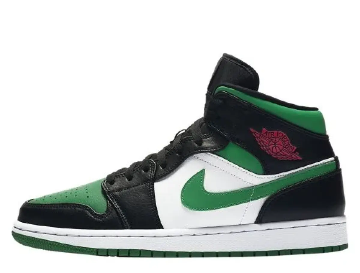Air Jordan 1 Mid "Green Toe"