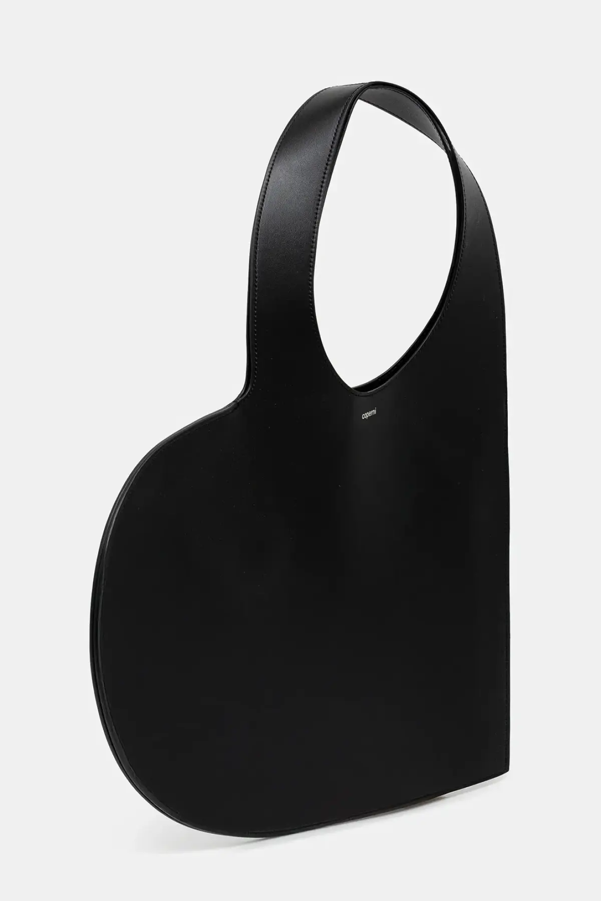 Кожаная сумочка Coperni Double Heart Tote цвет чёрный