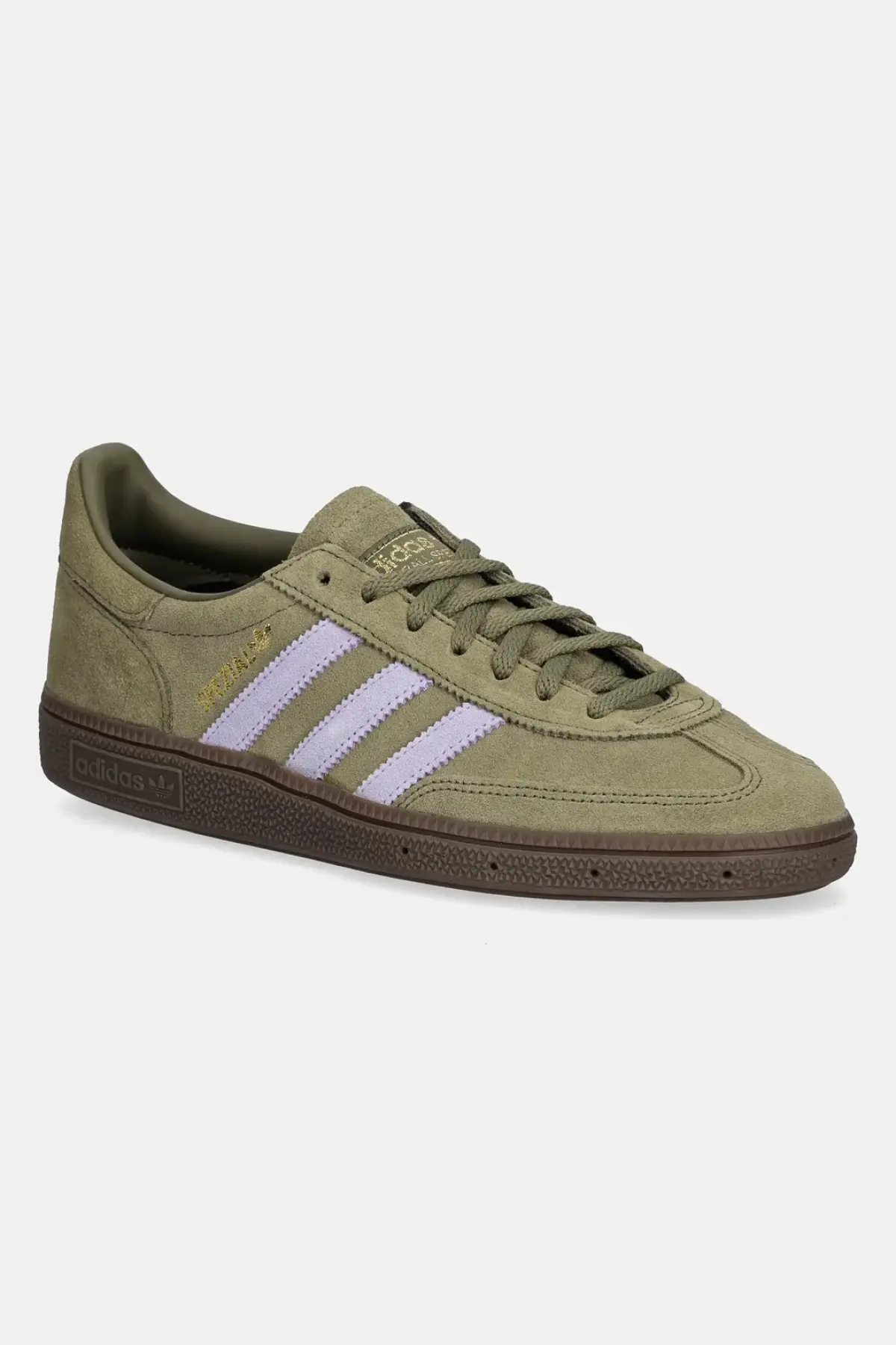 Замшевые кроссовки adidas Originals Handball Spezial цвет зелёный