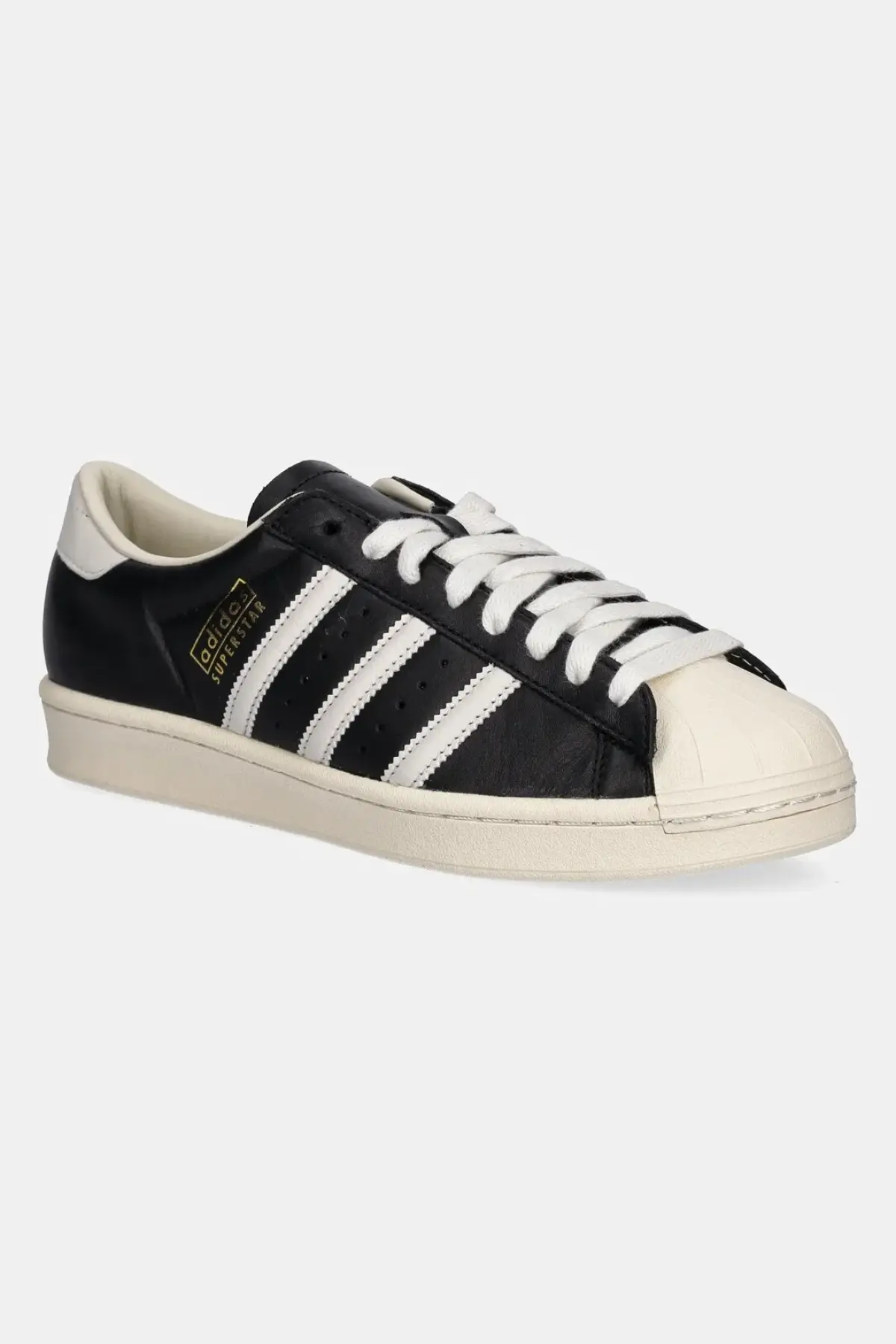 Кожаные кроссовки adidas Originals Superstar Vintage цвет чёрный