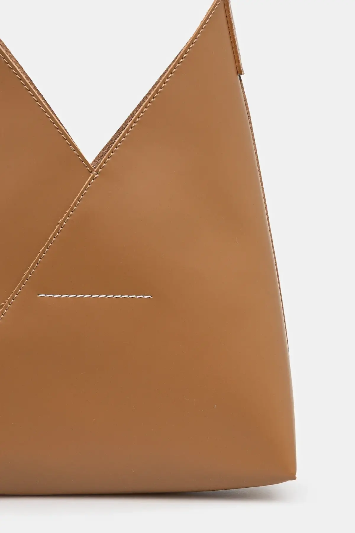 Кожаная сумочка MM6 Maison Margiela цвет коричневый