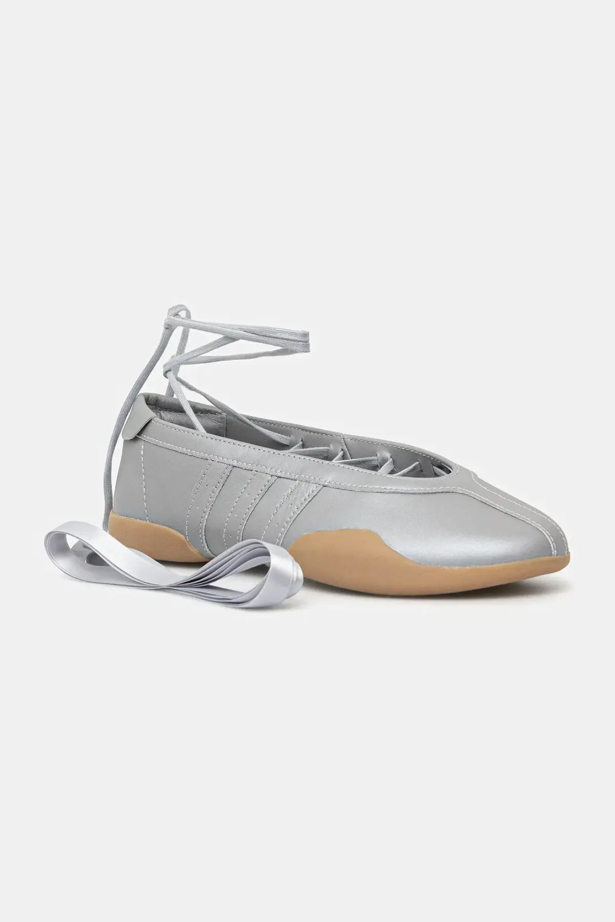 Балетки adidas Originals Taekwondo Mei Balle цвет серебрянный