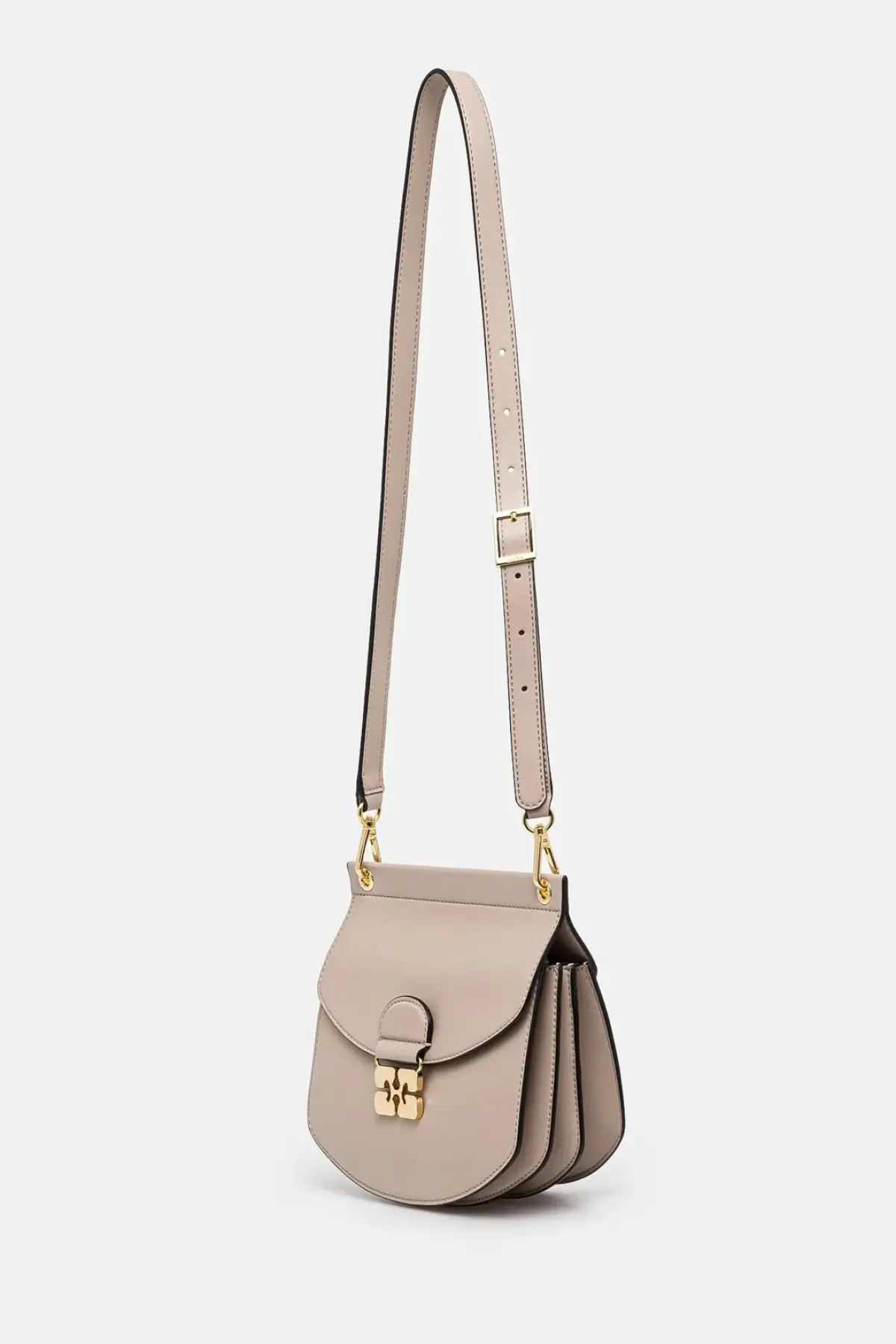 Сумочка GANNI Apo-G Bag Small цвет бежевый