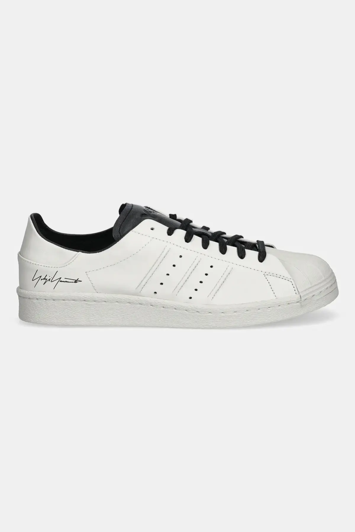 Кожаные кроссовки Y-3 Superstar цвет бежевый