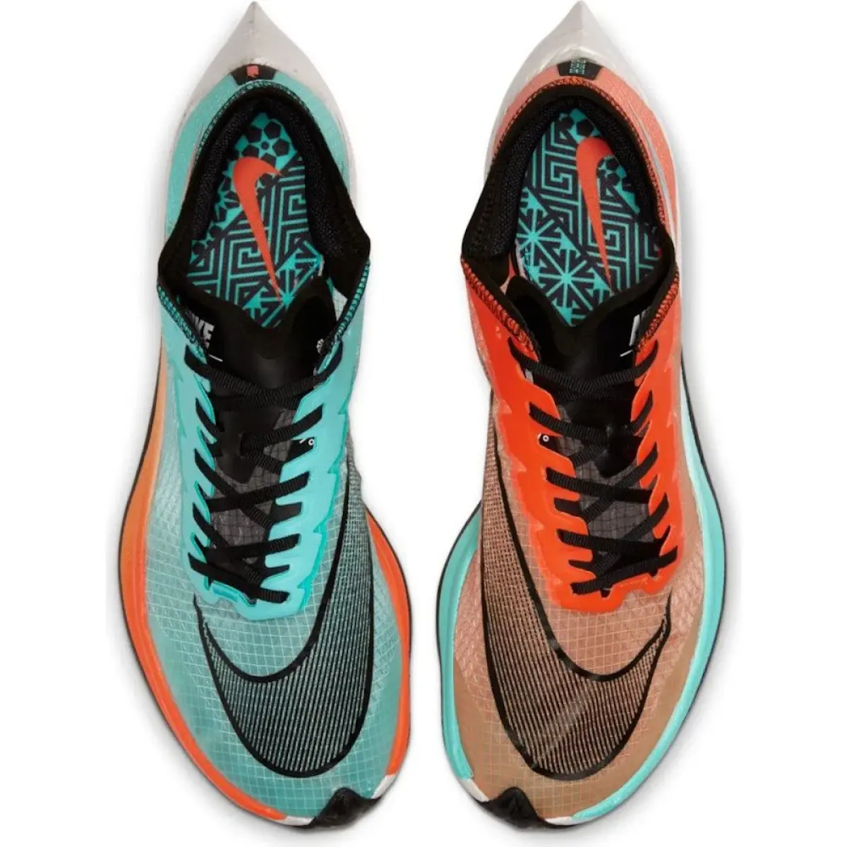 Nike Zoomx Vaporfly Next% Ekiden U Голубо-Оранжевые