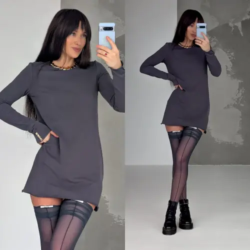 Платье Tassha Yu 001 Dress Grafit (TY643-145)