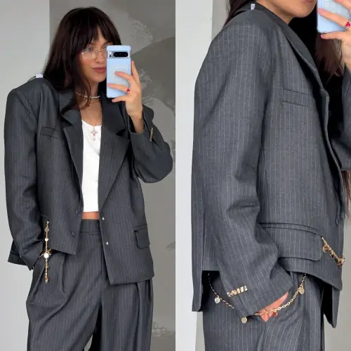 Жакет Tassha Yu Charming Boss Jacket Grafit (TY126-375)