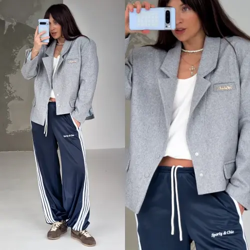 Жакет Tassha Yu Wooly Boss Jacket Fossil Melange (TY125-148)