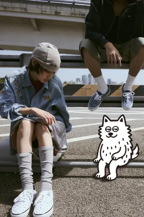 WORKSOUT украшает Vans Premium Authentic мультяшной графикой по всей поверхности
