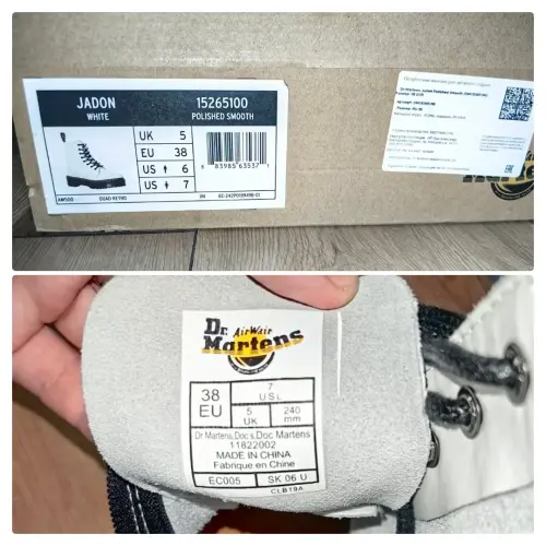 Как мы чуть не продали подделку: Dr Martens Jadon и подмена при возврате