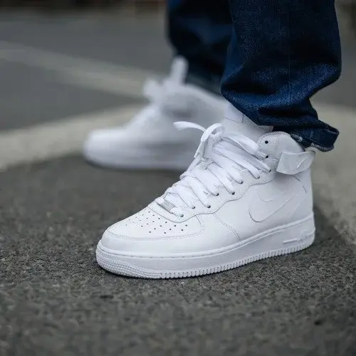 Nike Air Force 1 Mid White\White