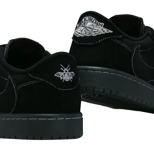 Свежий релиз Travis Scott x Air Jordan 1 Low «Black Phantom»