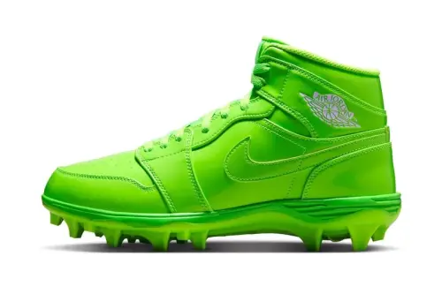 Air Jordan 1 Mid TD Cleat «Electric Green» — футбольные бутсы от Jordan Brand