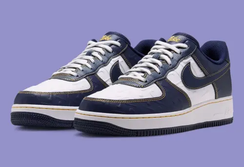 Nike Air Force 1 Low «Midnight Navy»: добавление текстуры с мини-свушем