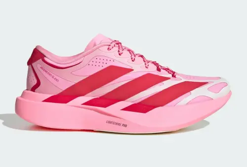 adidas Adizero Evo SL EXO «Pink Glow Hearts» с графикой в виде сердец