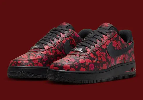 Nike Air Force 1 Low в красных цветах