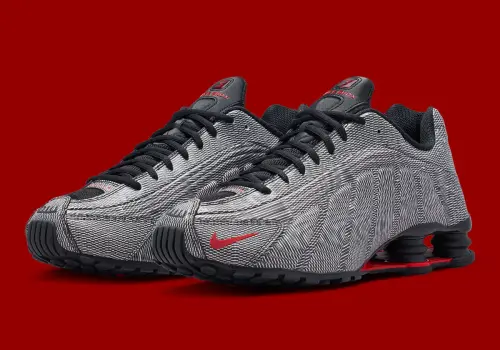 Оптическая иллюзия украшает Nike Shox R4