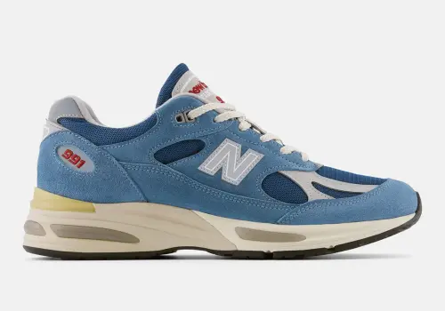 New Balance 991v2 «Poseidon» — состаренный цвет, выполненный правильно