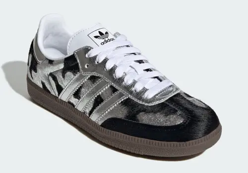 adidas Samba с металлическим и анималистичным принтом