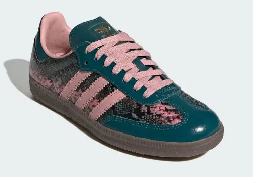 adidas Samba в расцветке «Teal Snakeskin»: змеиная кожа и бирюзовый оттенок