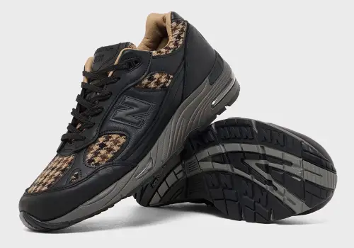 Шерстяная ткань «гусиная лапка» возвращается в New Balance 991
