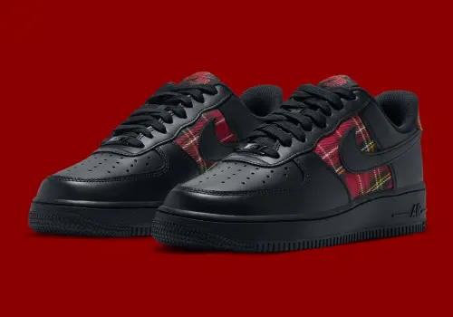 Nike Air Force 1 с клетчатыми нашивками