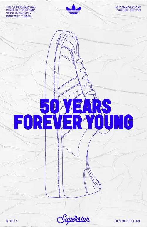 Adidas Superstar - 50 лет. Все также молоды!