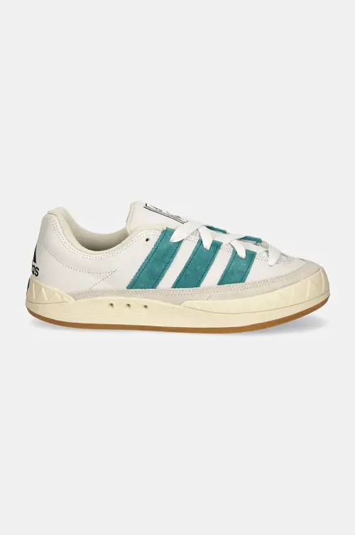 Замшевые кроссовки adidas Originals Adimatic цвет белый ID3935