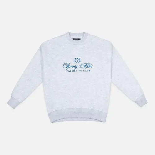 Tassha Yu S&C Blazon Sweatshirt Melange 