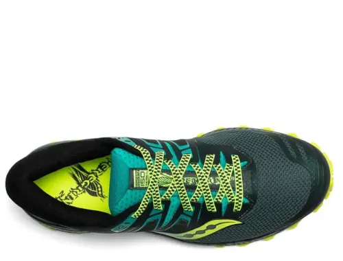 Saucony Peregrine ISO M Черно-Зеленые