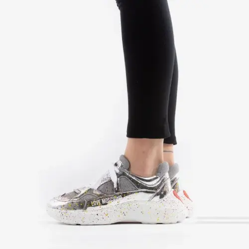 Love Moschino Paint Sketch Sneakers JA15476G08JE190A