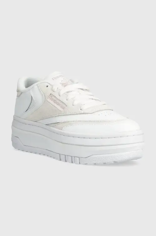 Кожаные кроссовки Reebok Classic CLUB C цвет белый