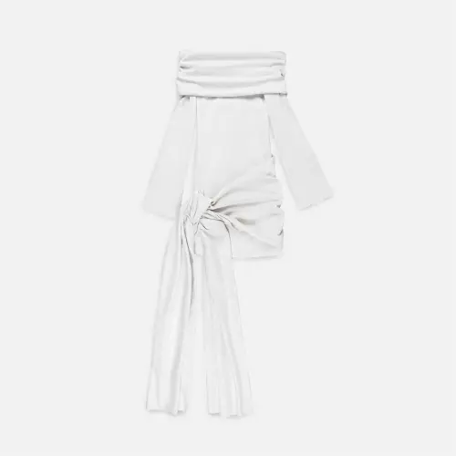 Платье Tassha Yu Take a Bow Dress Butter Melange 