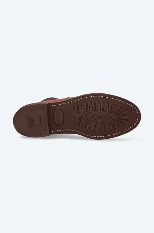 Кожаные полусапоги Red Wing женские цвет коричневый на плоском ходу 3456.6inch-Brown
