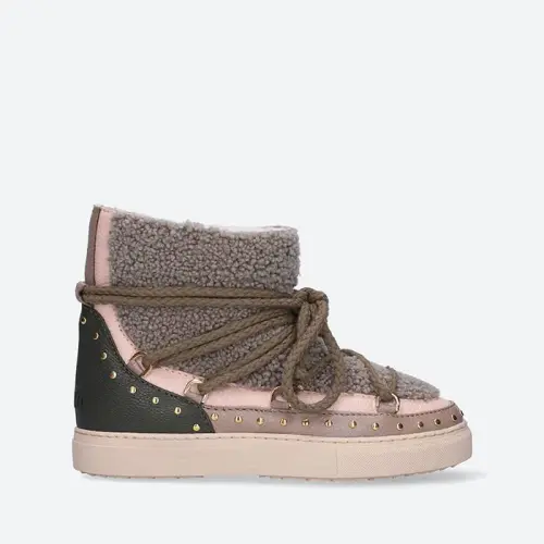 Женские Inuikii Sneaker Curly Rock 70102-76 OLIVE