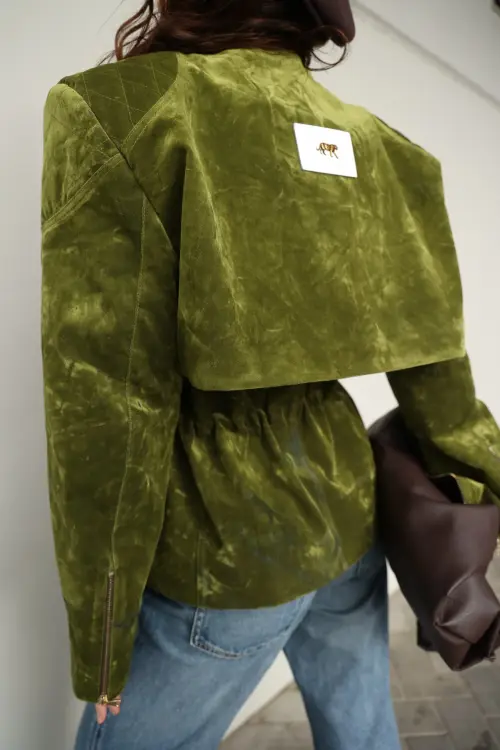 Жакет Tassha Yu Shortcut Jacket Emerald Moss