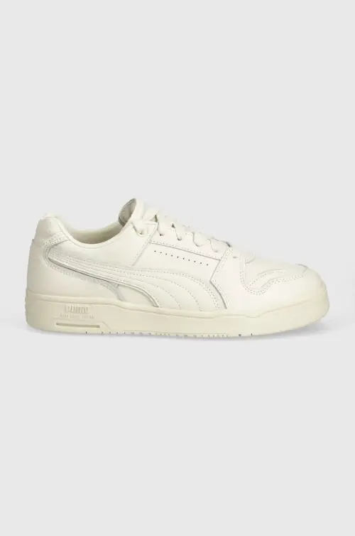 Кожаные кроссовки Puma Slipstream Lo цвет бежевый 394693