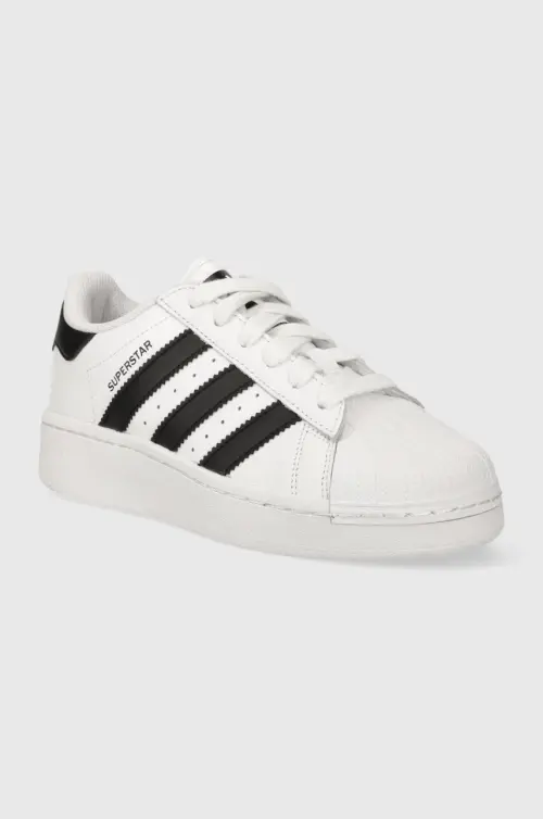 Кожаные кроссовки adidas Originals SUPERSTAR XLG цвет белый