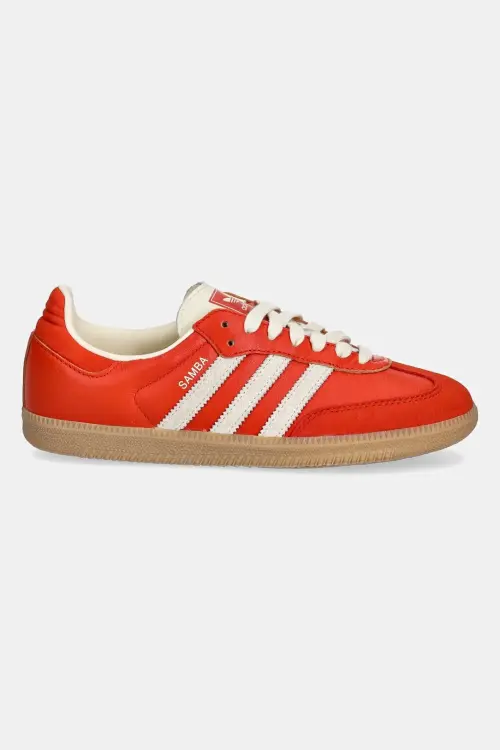 Замшевые кроссовки adidas Originals Samba OG женские цвет оранжевый JI2737