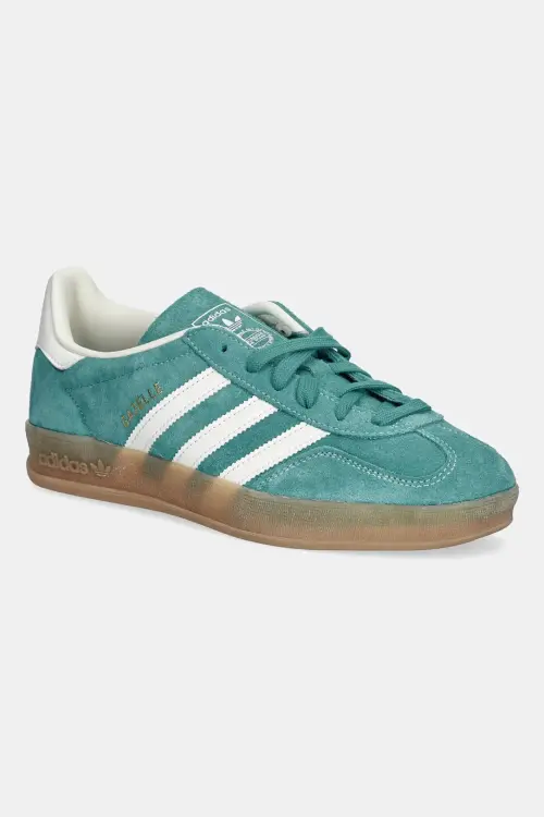 Кроссовки adidas Originals Gazelle Indoor цвет бирюзовый
