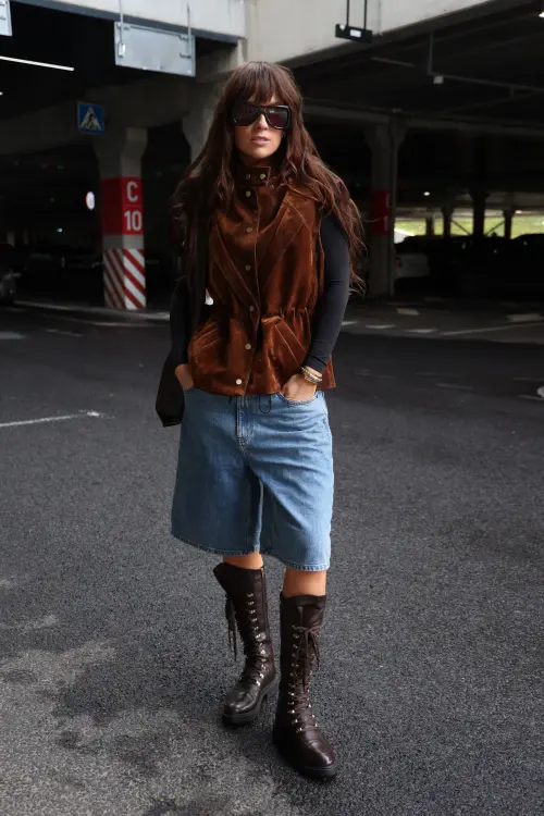 Жилет Tassha Yu Waisted Vest Wet Wood