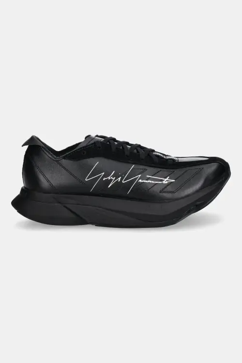 Кожаные кроссовки Y-3 Adios Pro 3 Lx цвет чёрный