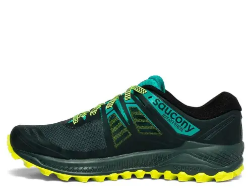 Saucony Peregrine ISO M Черно-Зеленые