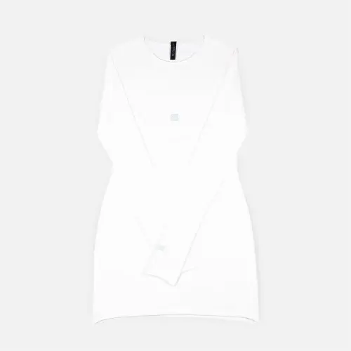 Платье Tassha Yu Mini Logo Dress Milk White 