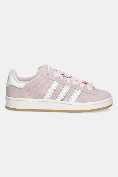 Замшевые кроссовки adidas Originals Campus 00S цвет розовый JQ5751