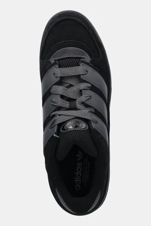 Замшевые кроссовки adidas Originals Forum2000 цвет чёрный