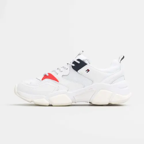 Tommy Hilfiger WMNS Chunky Mixed Textile Trainer White