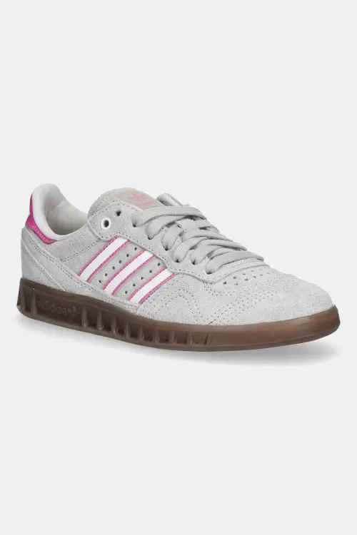 Замшевые кроссовки adidas Originals Handball Top RM цвет серый