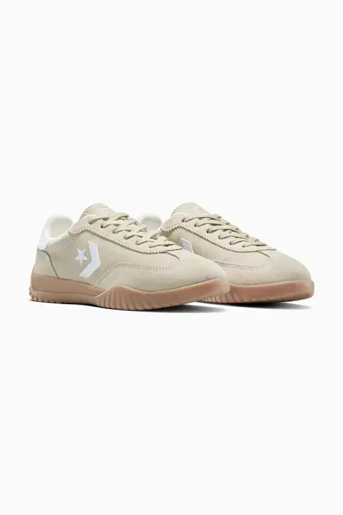 Замшевые кроссовки Converse Run Star Trainer цвет зелёный A15087C